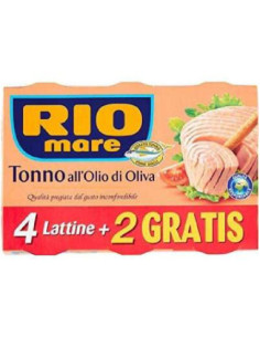 Rio Mare Tonno Olio D'Oliva 4+2X
