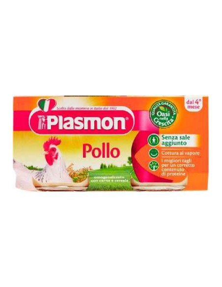 Plasmon Omogeneizzato Pollo 2X