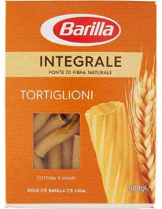 Barilla Tortiglioni Pasta Integrale 500g